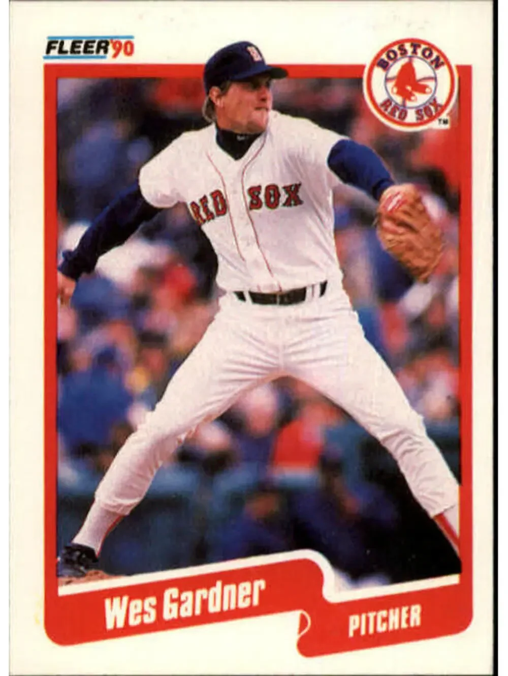1990 Wes Gardner Fleer Baseball Card #275
